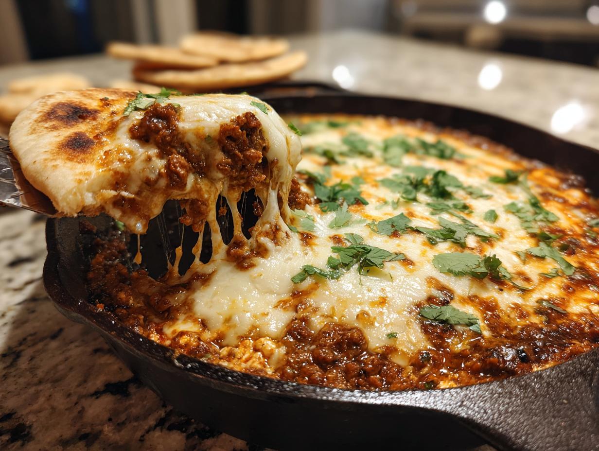 Queso Fundido with Soy Chorizo