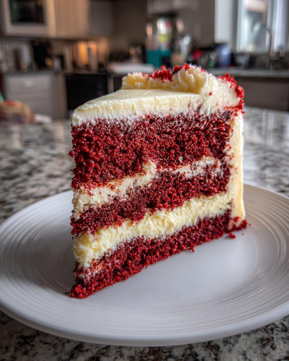 Red Velvet Cheesecake Cake - detail 2