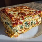 Roasted Red Pepper Lasagna