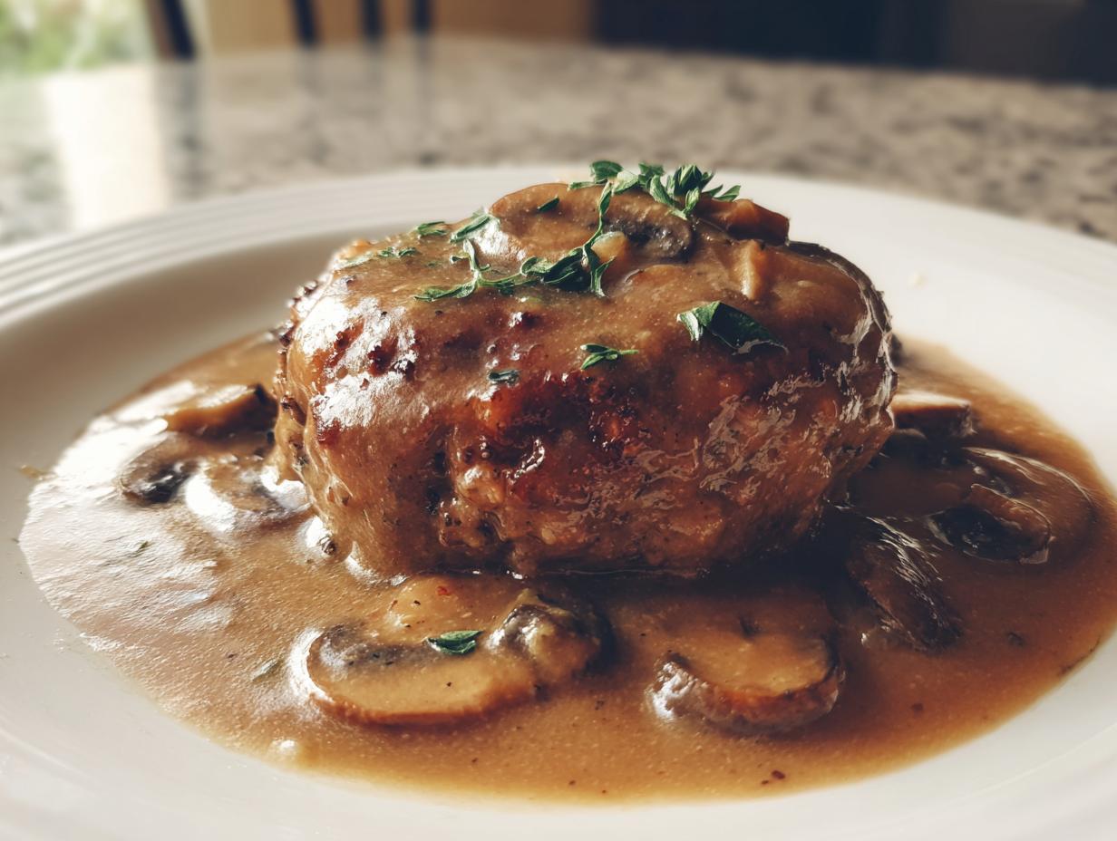 Salisbury Steak with Mushroom Gravy
