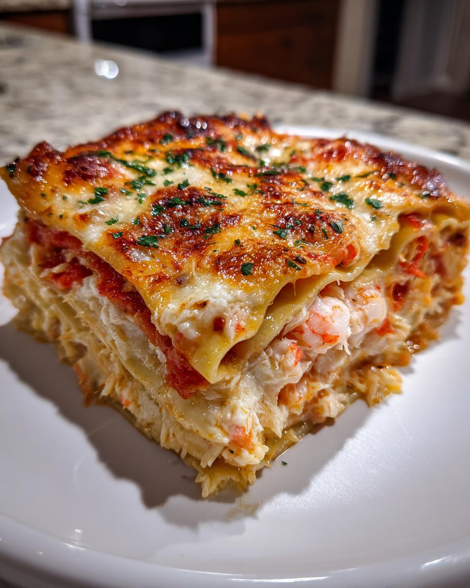 Shrimp and Crab Lasagna - detail 2