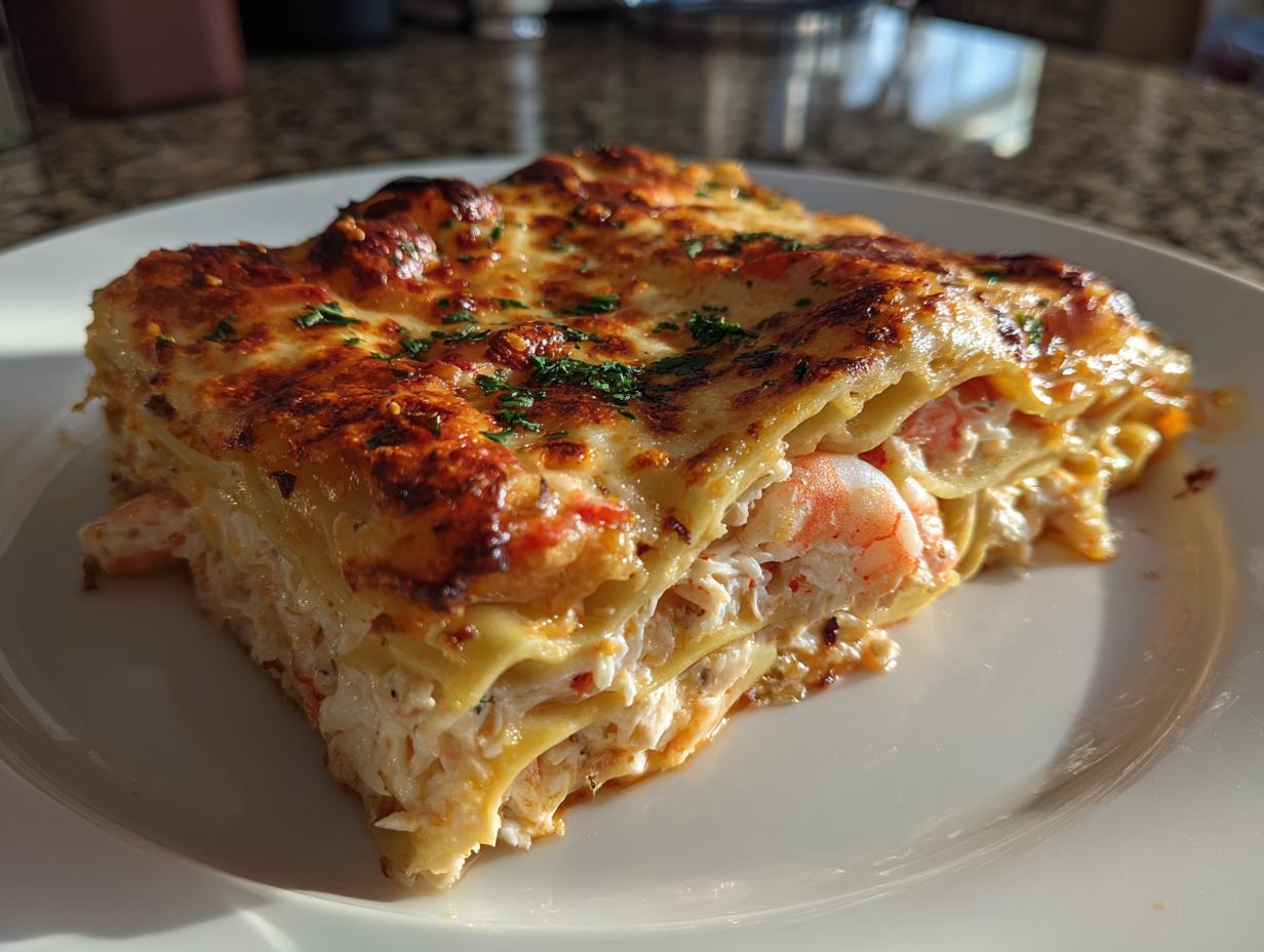 Shrimp and Crab Lasagna