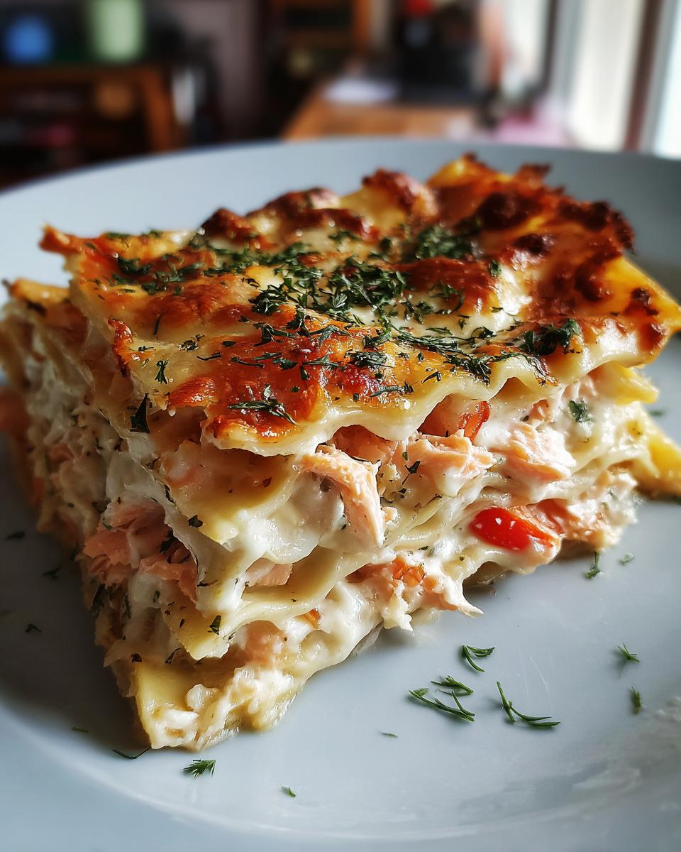 Smoked Salmon Lasagna - detail 2