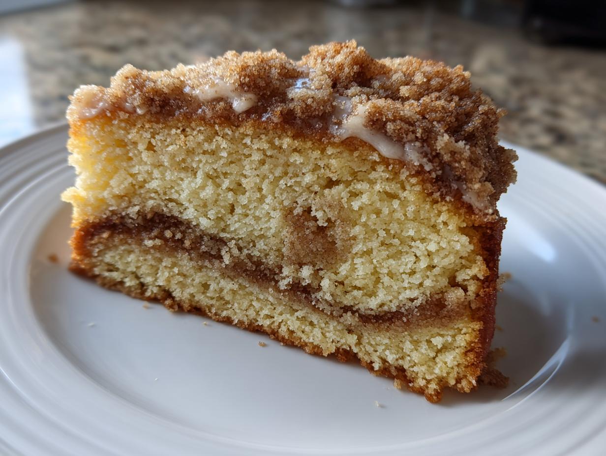 Sour Cream Coffee Cake with Streusel