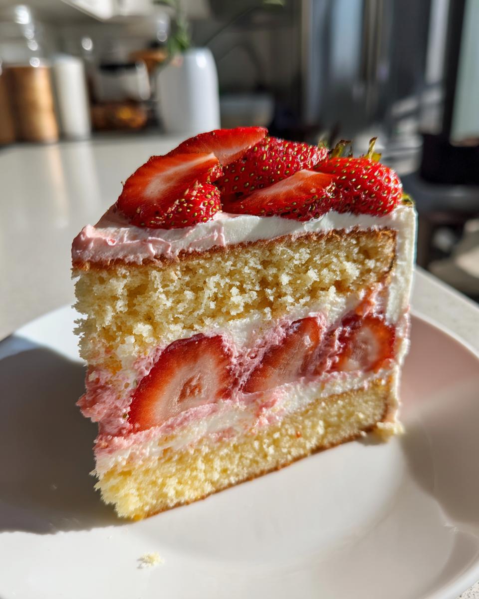 Strawberry Cheesecake Cake - detail 2