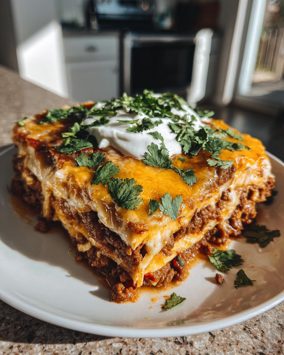Taco Lasagna - detail 2
