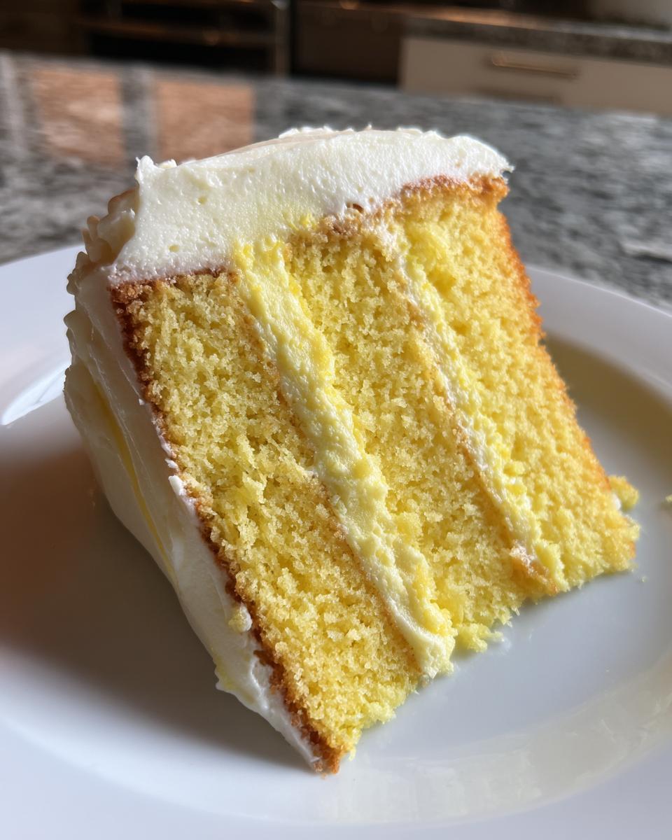 Yellow Birthday Cake - detail 2