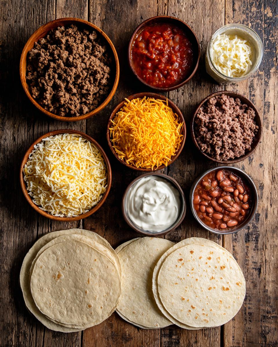 Beef and Bean Burritos - detail 1