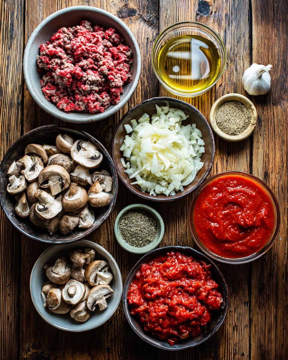 Beef and Mushroom Lasagna - detail 1