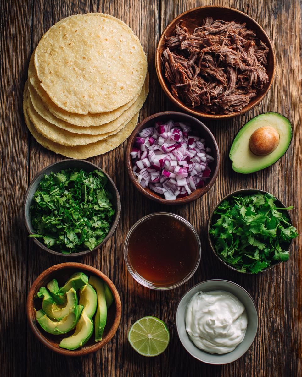 Brisket Tostadas - detail 1