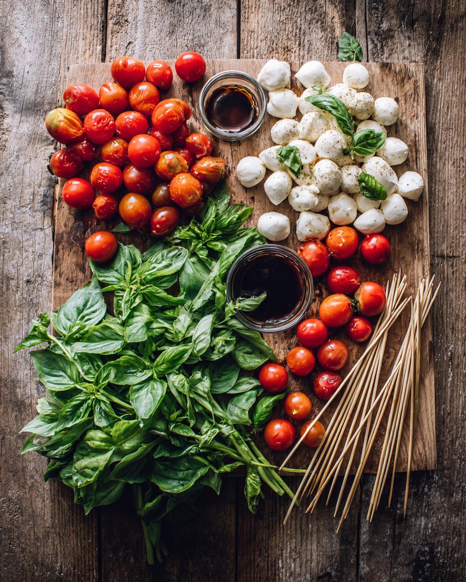 Caprese Skewer Wreath - detail 1