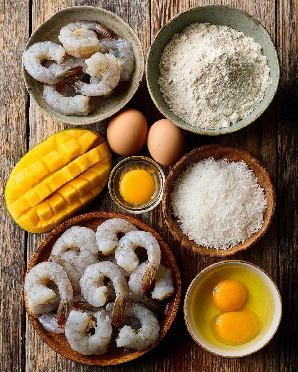 Coconut Shrimp with Mango Salsa - detail 1