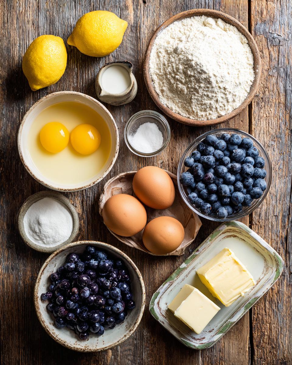 Lemon Blueberry Cake - detail 1