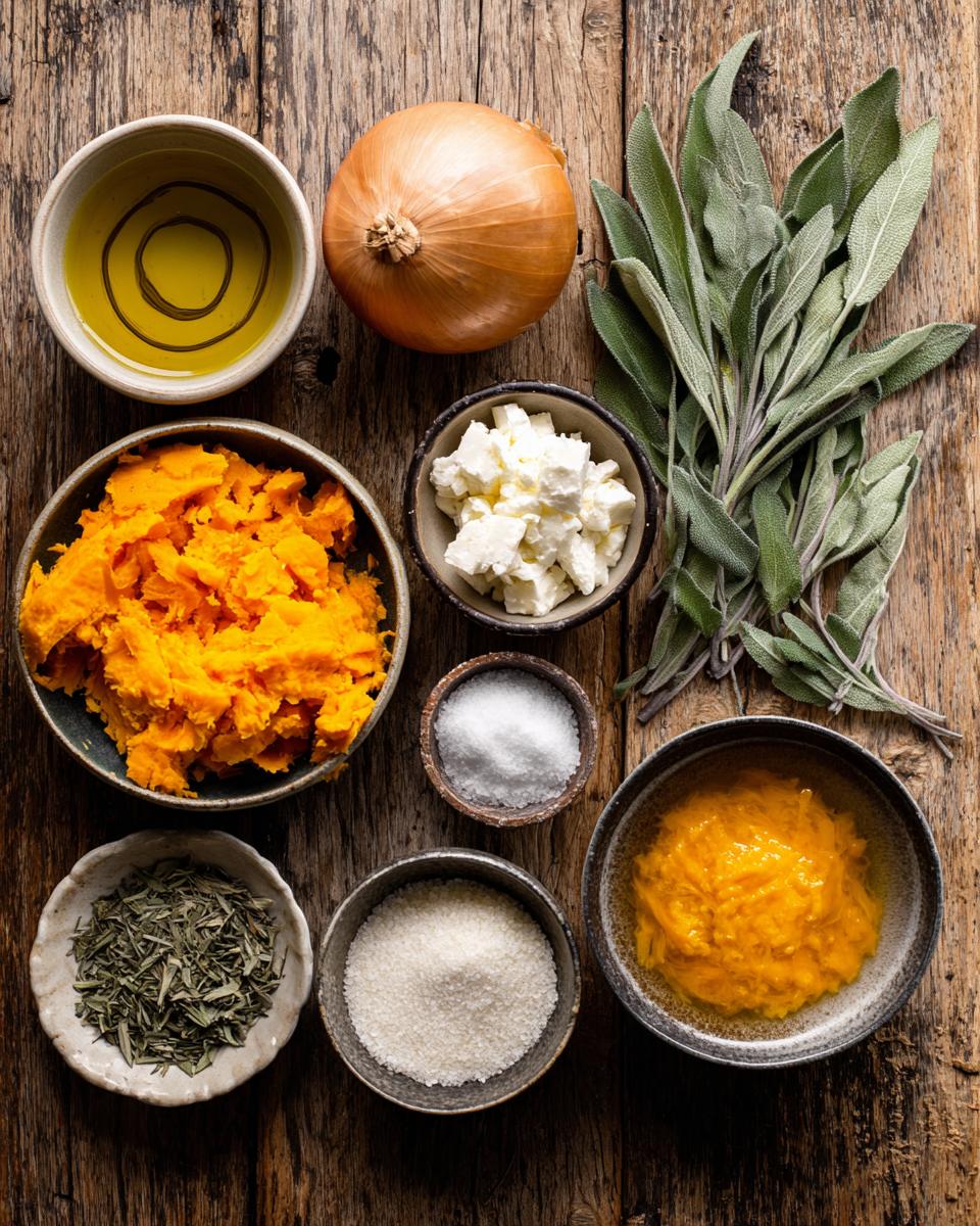 Pumpkin and Sage Lasagna - detail 1