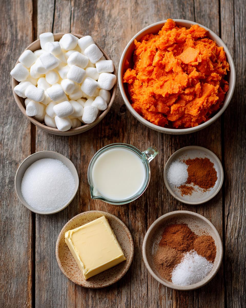 Sweet Potato Casserole with Marshmallows - detail 1
