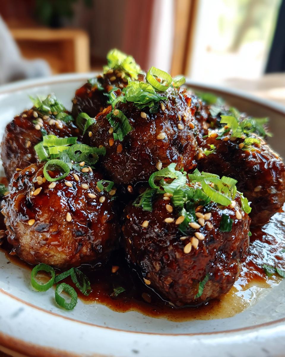 Asian Turkey Meatballs - detail 2