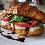 Caprese Croissant Sandwich