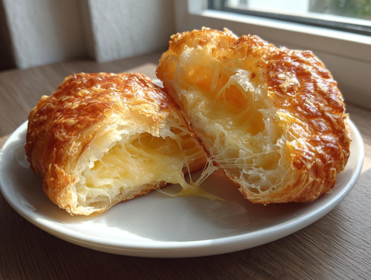 Cheddar Cheese Croissants