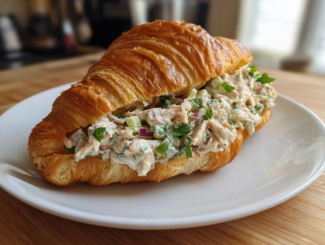 Chicken Salad Croissant Sandwiches