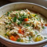 Creamy Turkey and Rice Soup