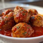 Easy Turkey Meatballs in Tomato Sauce