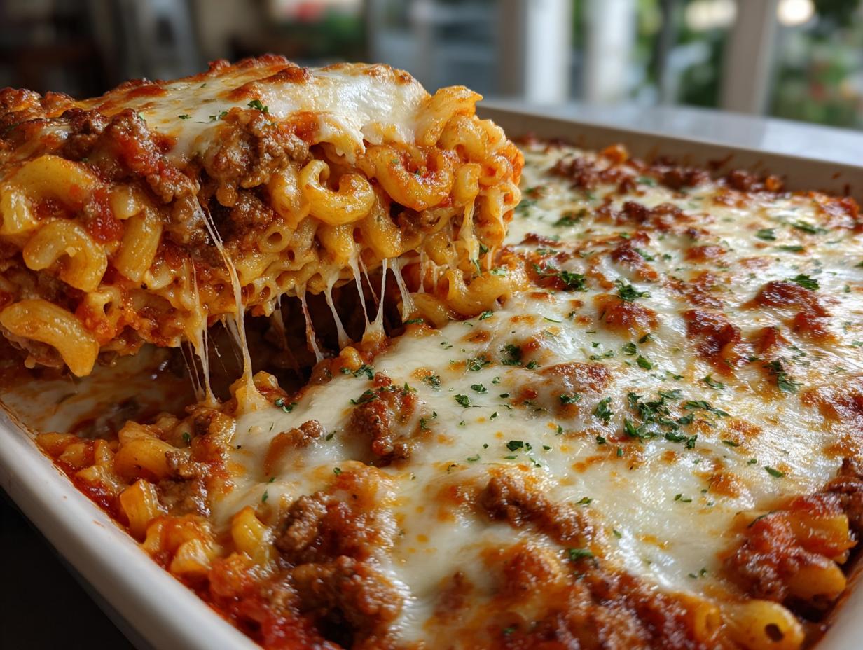 Ground Turkey Pasta Bake