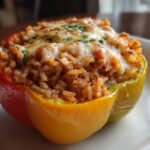Ground Turkey Stuffed Peppers