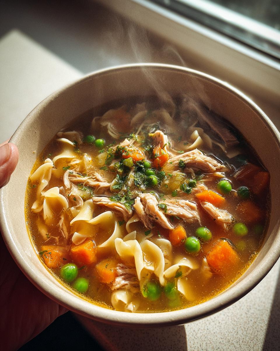 Leftover Turkey Soup - detail 2