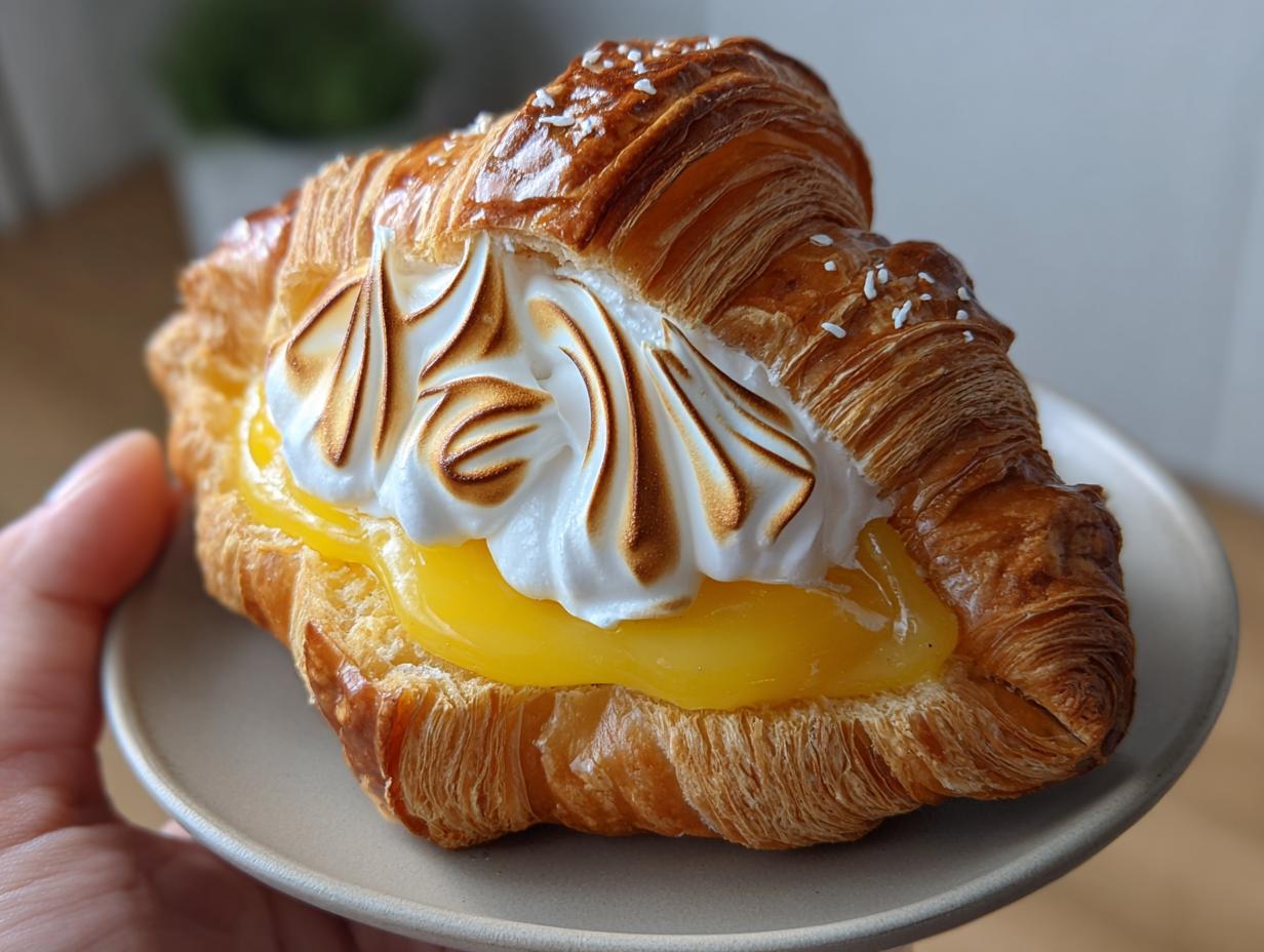 Lemon Meringue Croissants