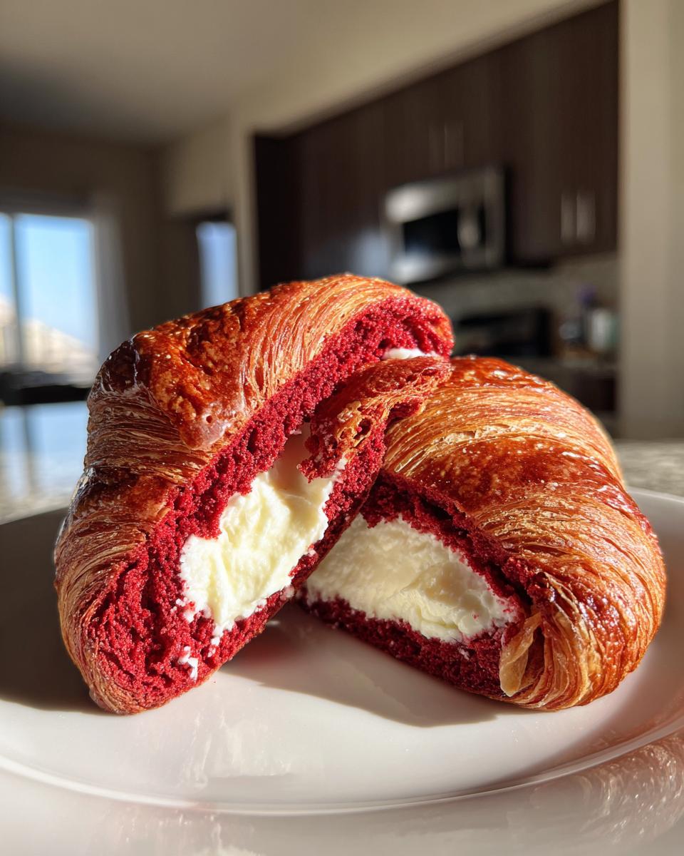 Red Velvet Croissants - detail 2