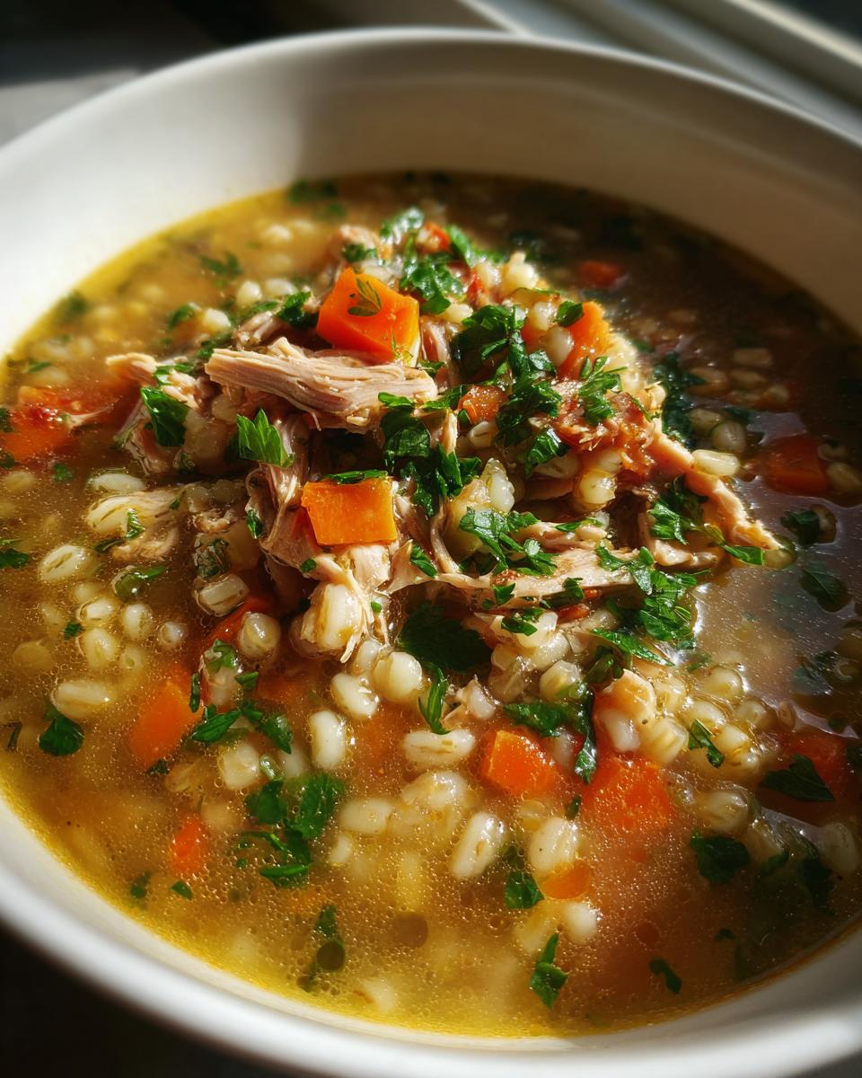 Turkey Barley Soup - detail 2