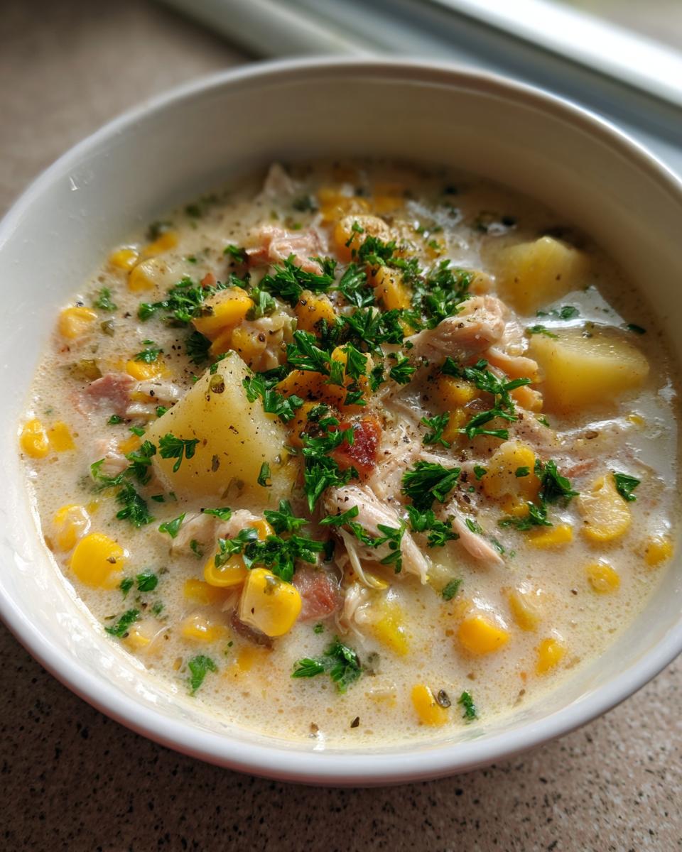 Turkey Corn Chowder - detail 2