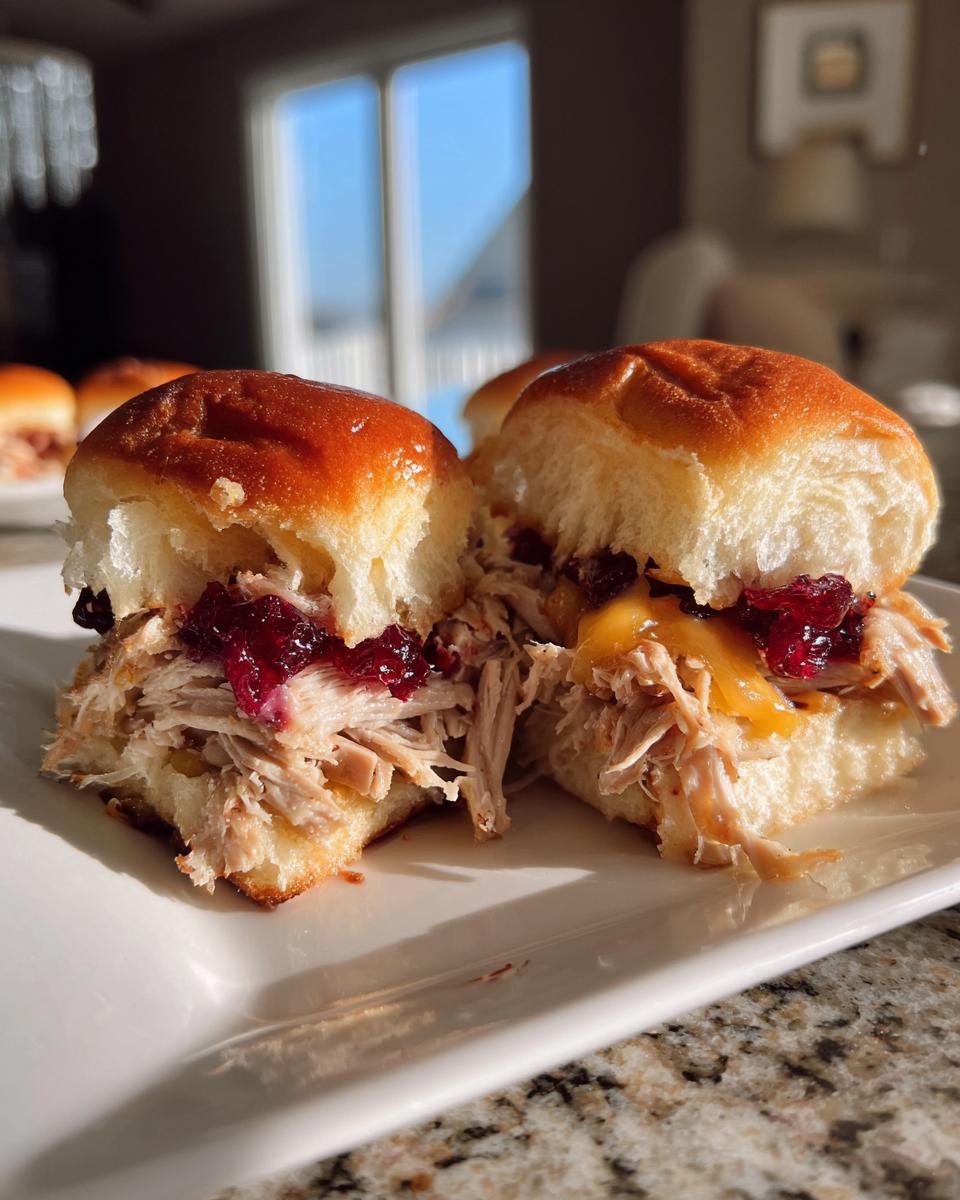 Turkey Cranberry Sliders - detail 2