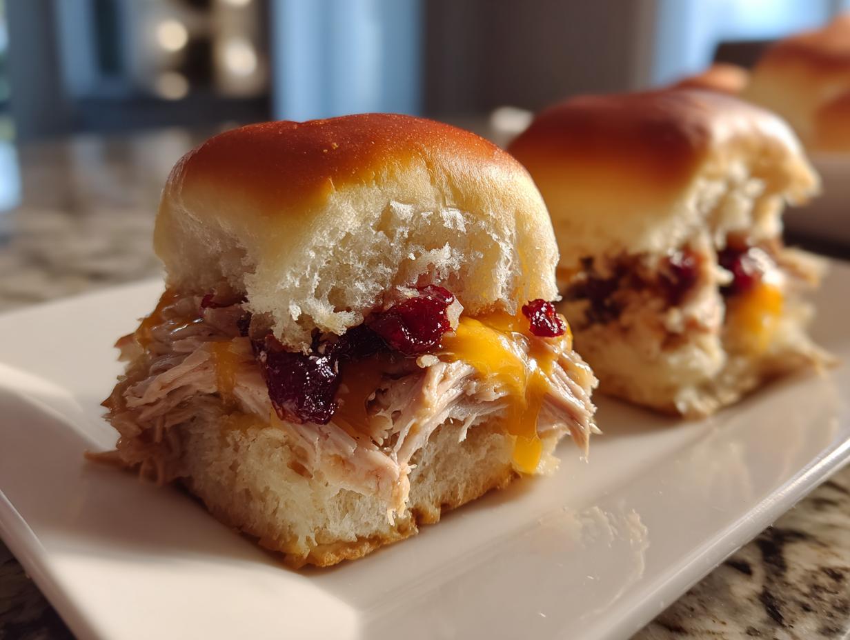 Turkey Cranberry Sliders