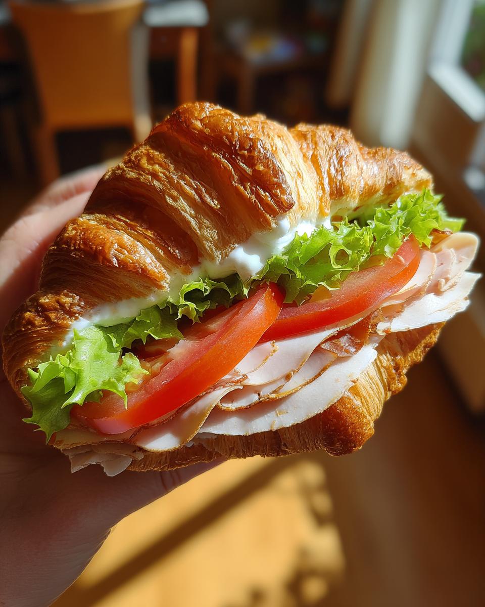 Turkey Croissant Sandwich - detail 2