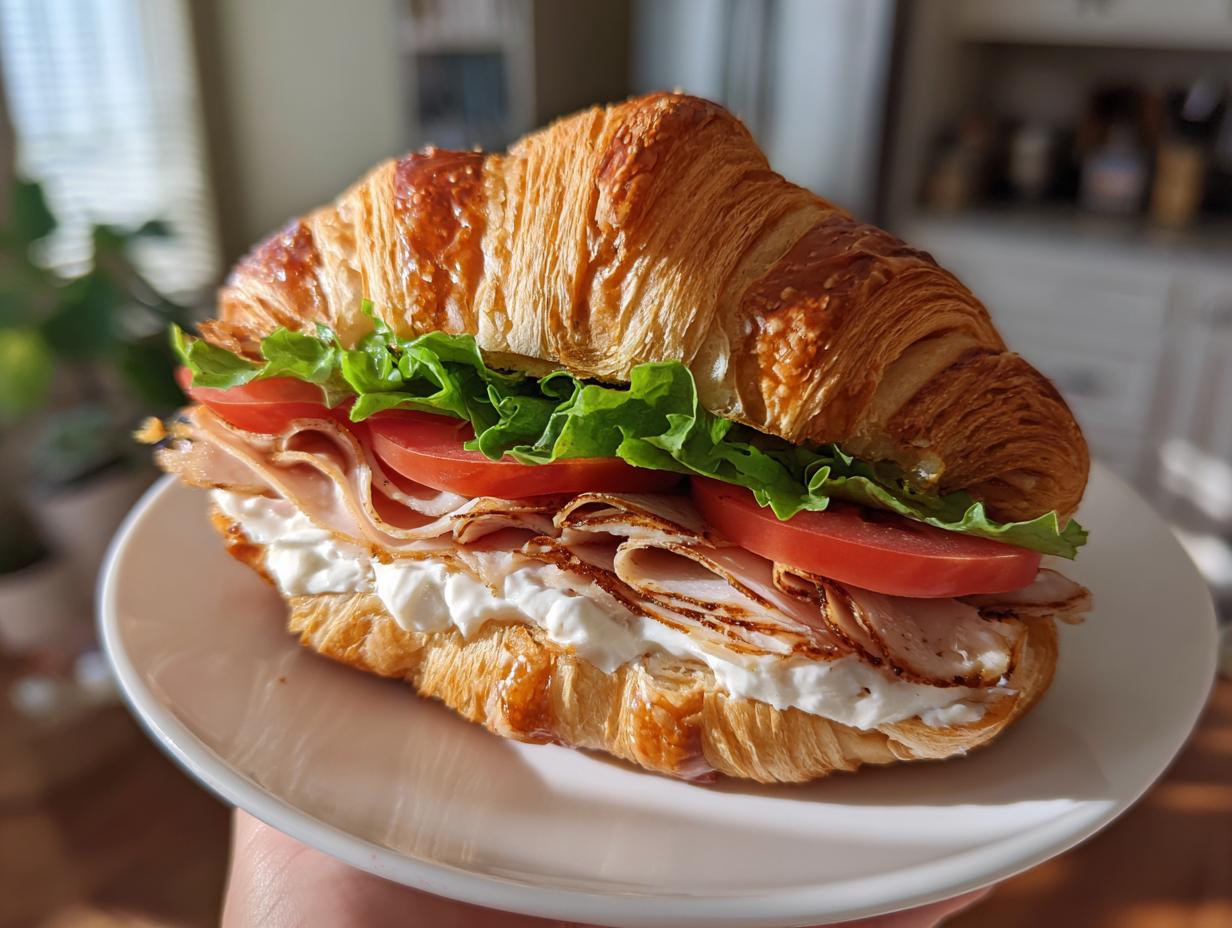 Turkey Croissant Sandwich