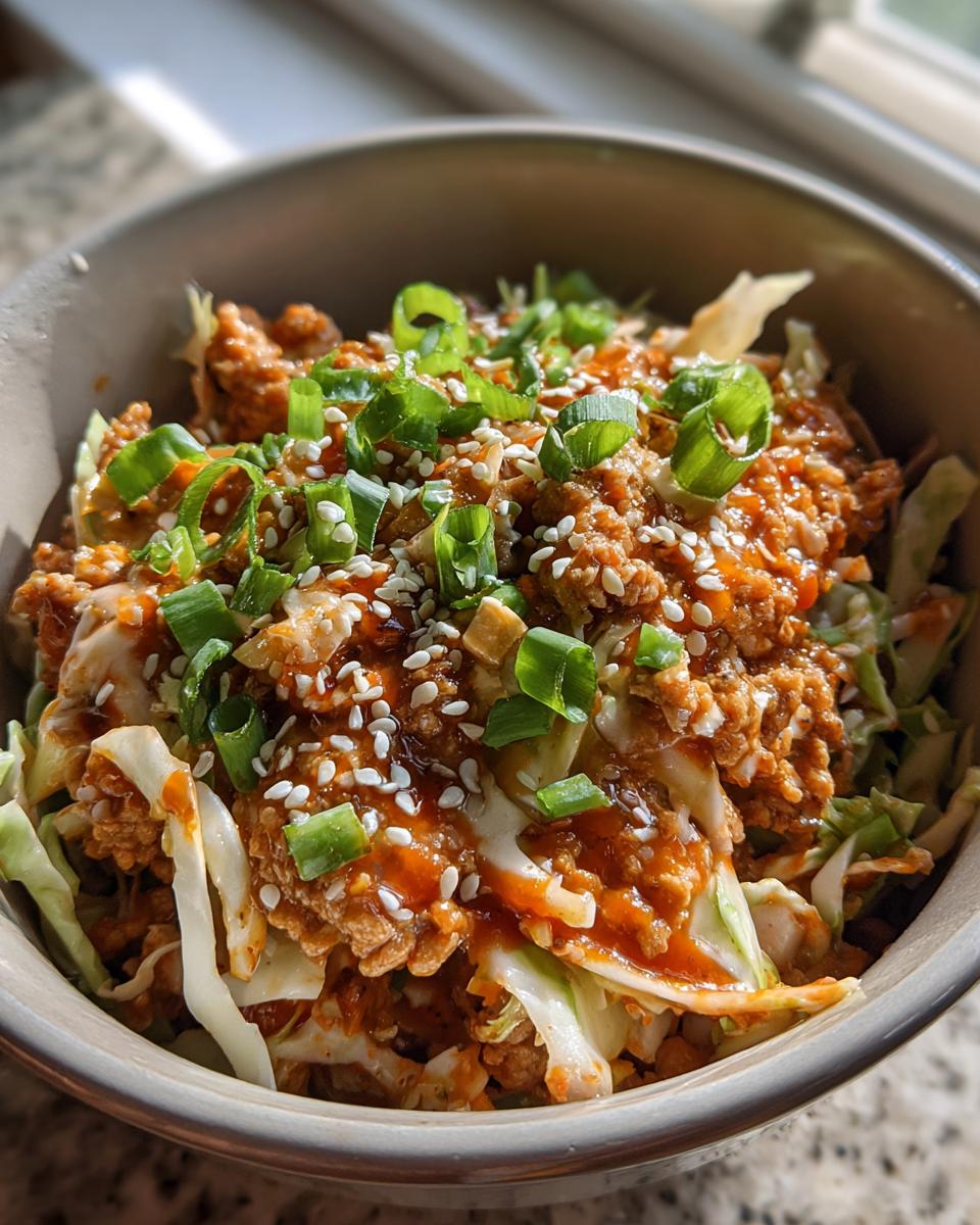 Turkey Egg Roll in a Bowl - detail 2