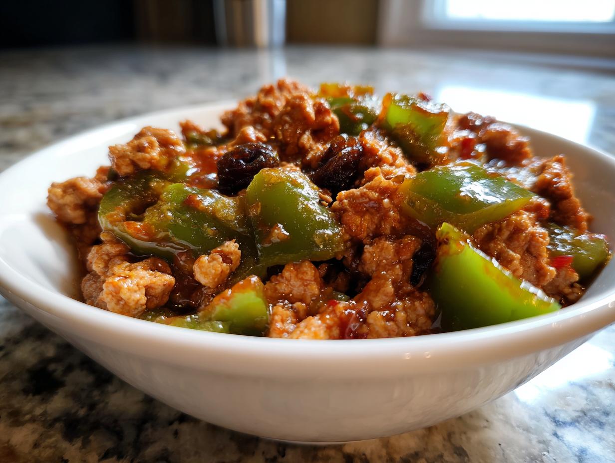 Turkey Picadillo with Olives and Raisins
