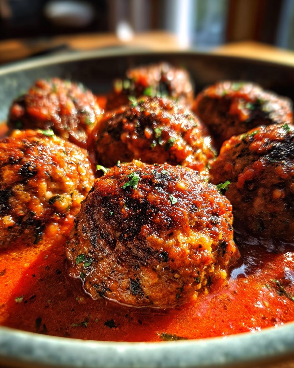 Turkey Porcupine Meatballs - detail 2