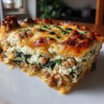 Turkey Spinach Lasagna