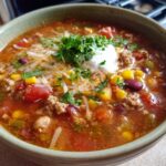 Turkey Taco Soup