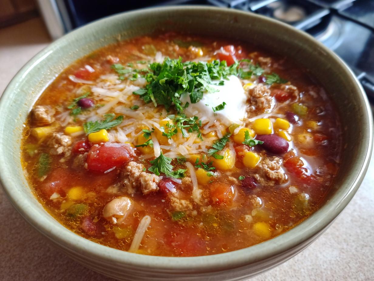 Turkey Taco Soup Recipe