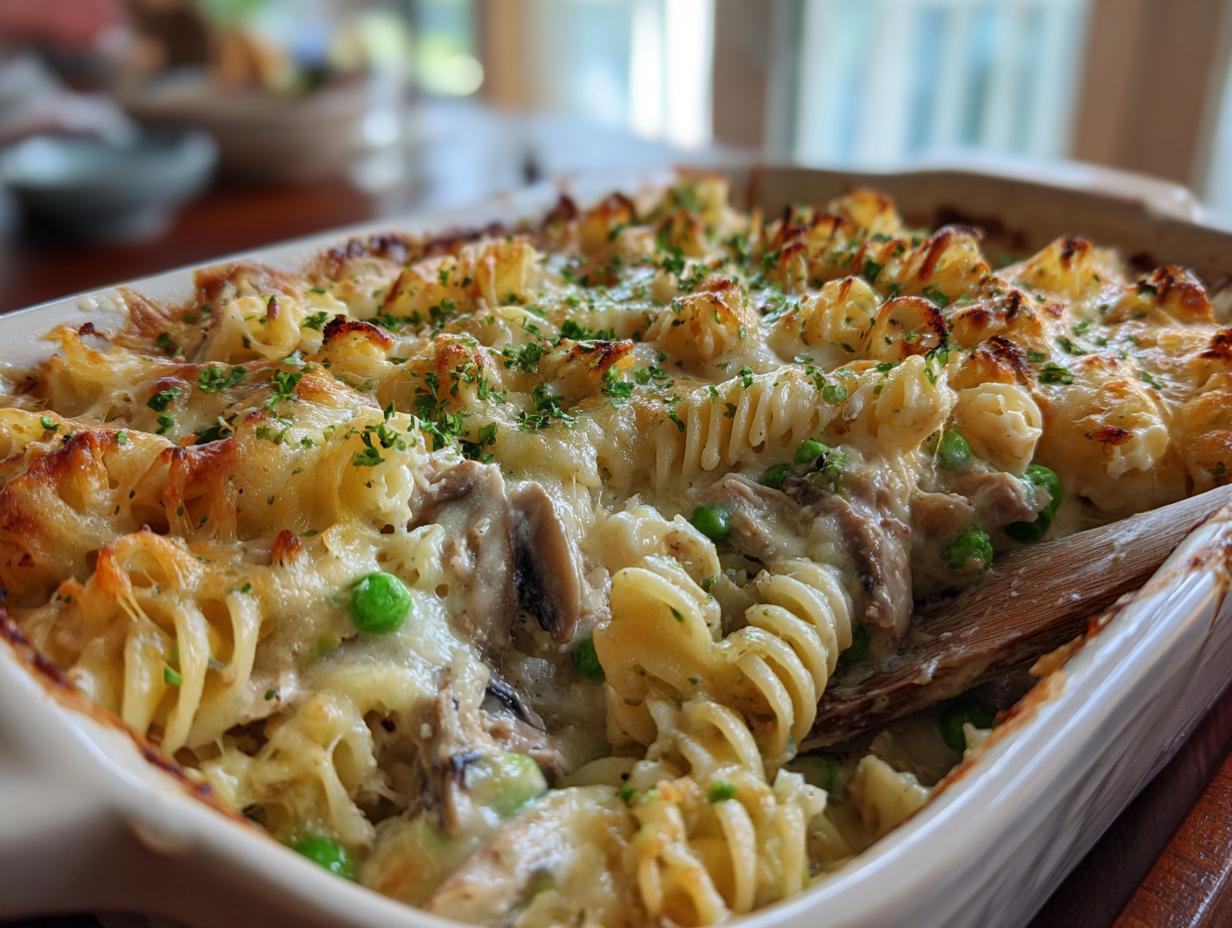 Classic Creamy Turkey Tetrazzini