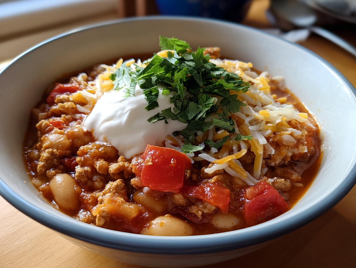 Turkey White Bean Chili