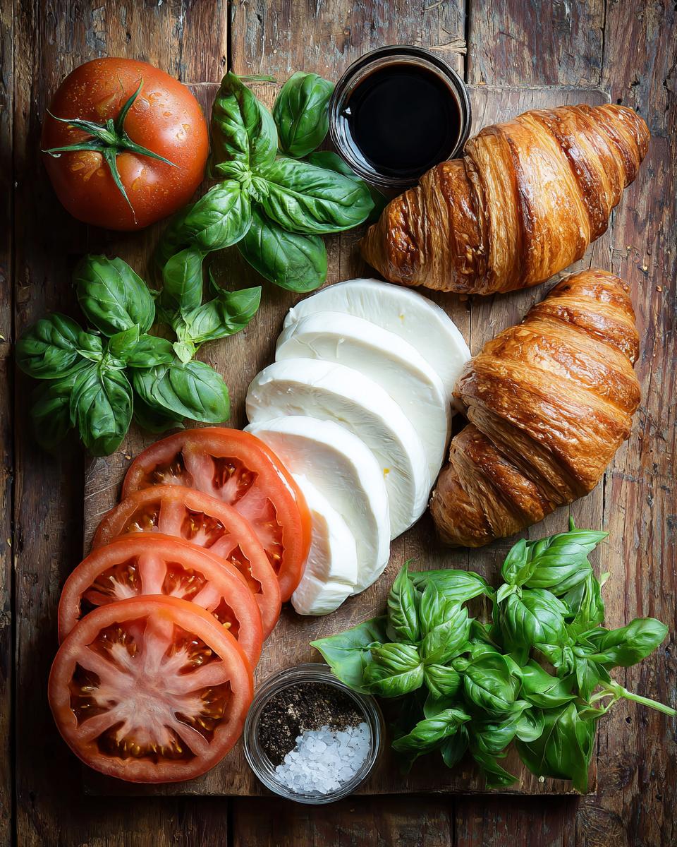 Caprese Croissant Sandwich - detail 1