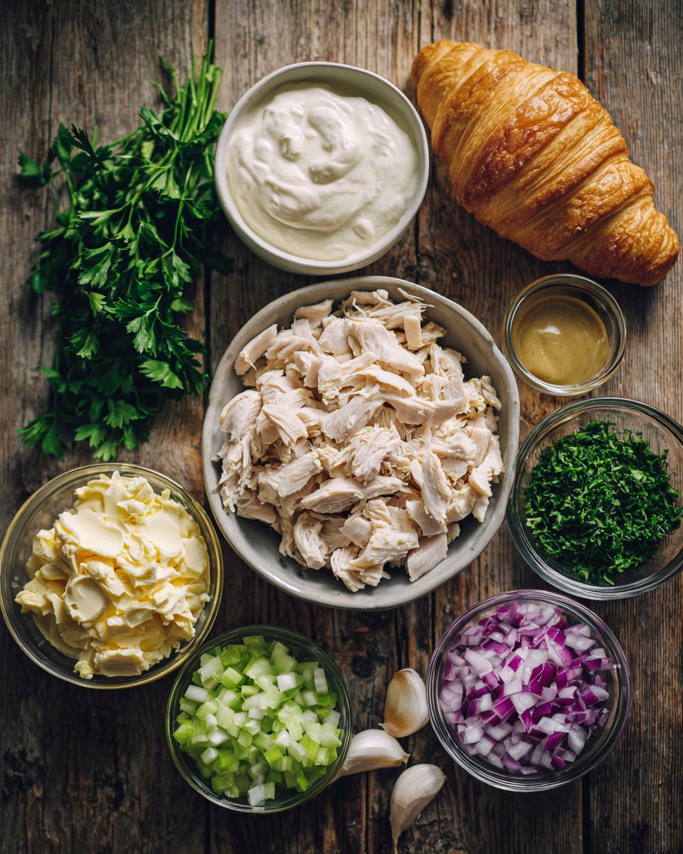 Chicken Salad Croissant Sandwiches - detail 1