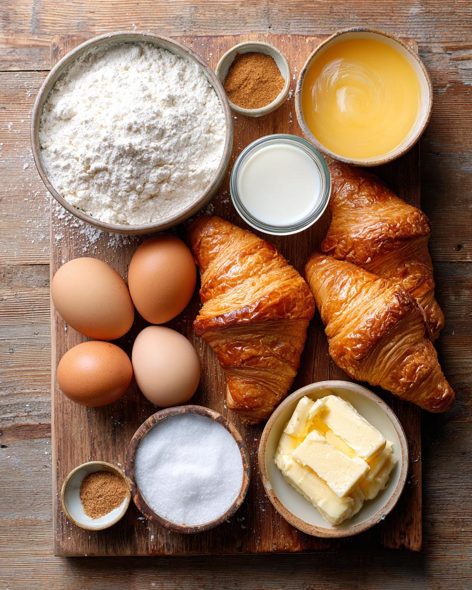 Croissant Bread Pudding - detail 1