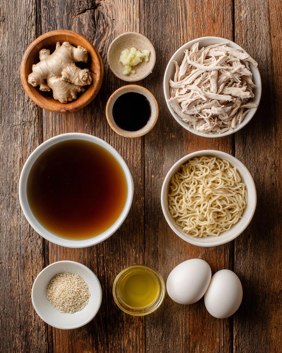 Leftover Roasted Turkey Ramen - detail 1