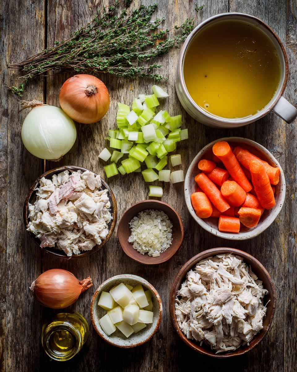 Leftover Turkey Soup - detail 1