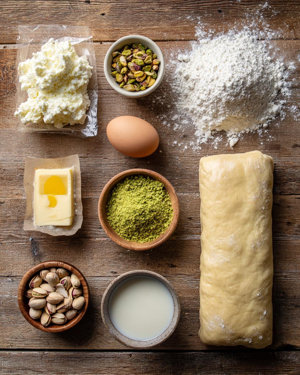 Pistachio Croissants - detail 1